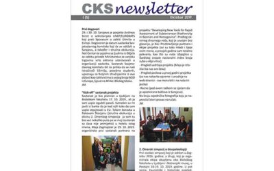 Newsletter Centar za krš i speleologiju broj 5. – oktobar 2019.